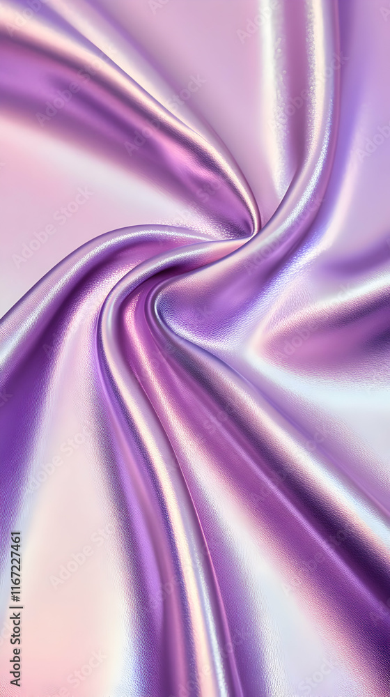 Purple Iridescent Fabric Texture 3D Illustration Purple Iridescent Fabric Texture 3D Illustration