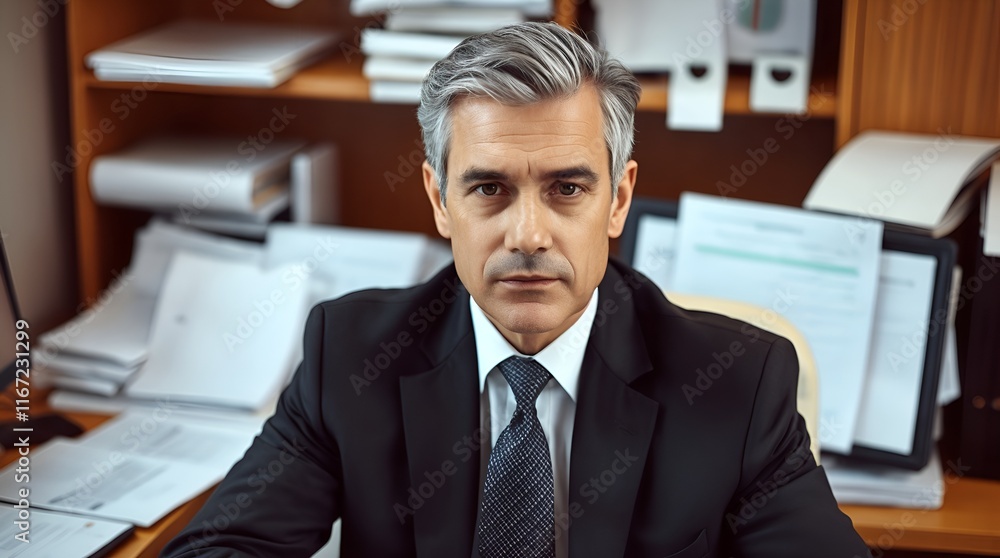 Naklejka premium Office Worker