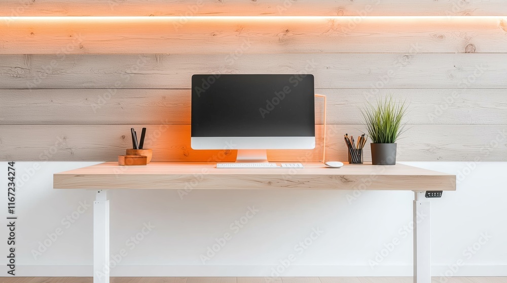 Fototapeta premium Balanced Modern Office Soft Mood