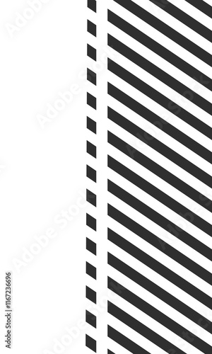 Background line with dotted at the end. Japanese style lines can be used for design elements and clothing pattern images. Vertical stripes background. Seamless and repeating pattern.