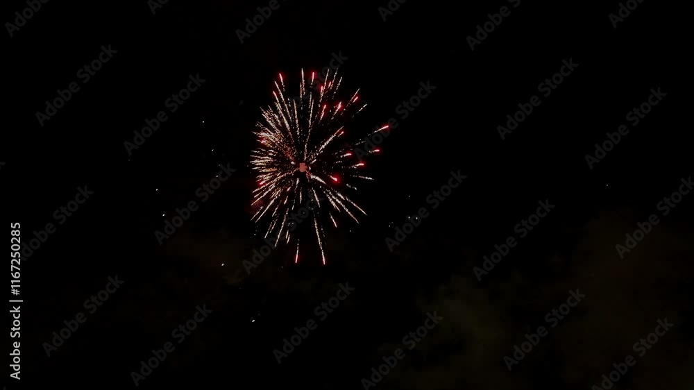 Fireworks fireworks on a holiday to watch in the dark sky Fireworks fireworks on a holiday to watch in the dark sky