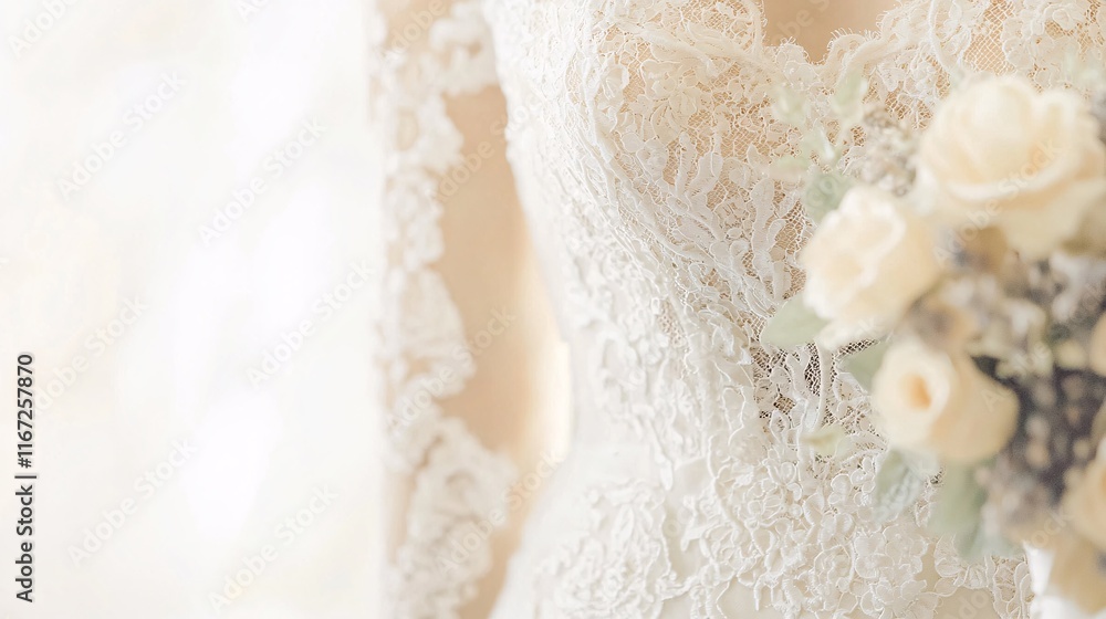 of heather flowers intertwined with lace, highlighting the intricate details and romantic feel. | Heather of heather flowers intertwined with lace, highlighting the intricate details and romantic feel. | Heather