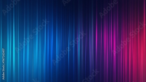 Mesmerizing Abstract Data Streams Glowing in Vibrant Blue Gradient Background