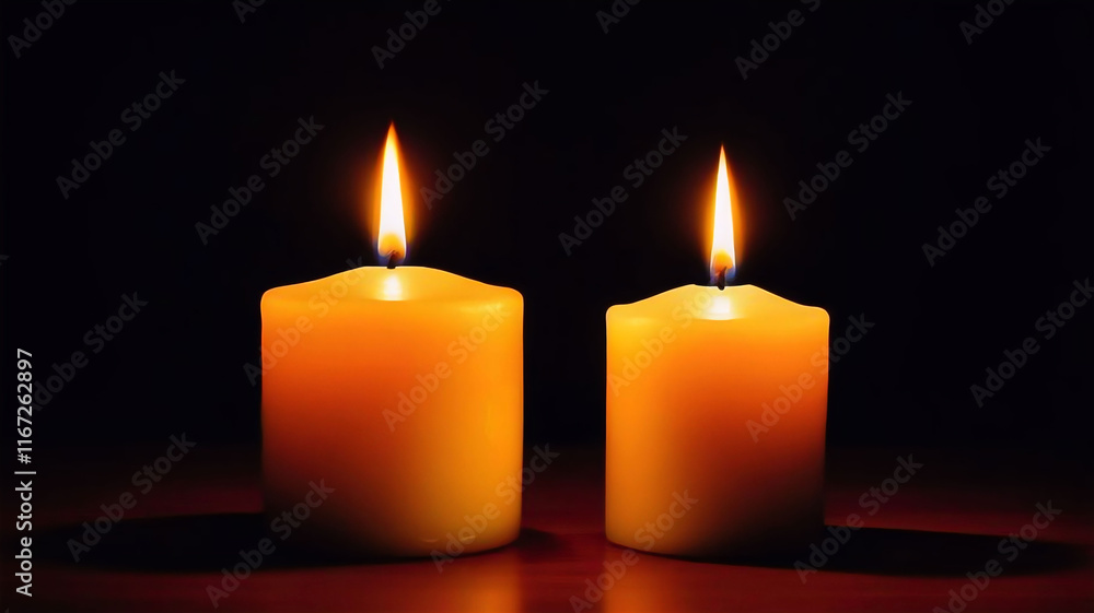 Candles in the dark Candles in the dark