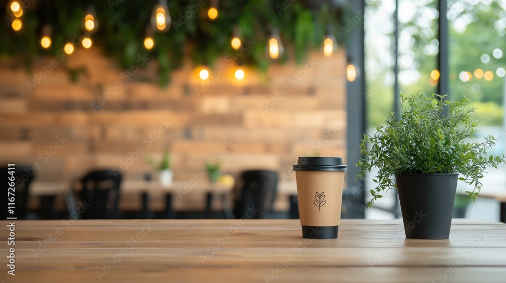 Modern Cafe Lounge Peaceful Setting Modern Cafe Lounge Peaceful Setting