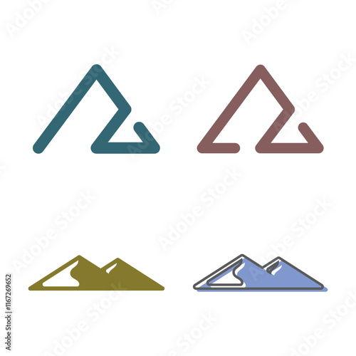 Mountain Logo Template Icon