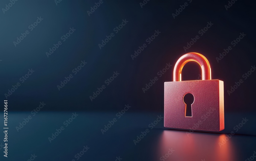 cloud storage concept. Data protection during recovery, holographic glowing padlocks securing file transfer, 3D illustration cloud storage concept. Data protection during recovery, holographic glowing padlocks securing file transfer, 3D illustration