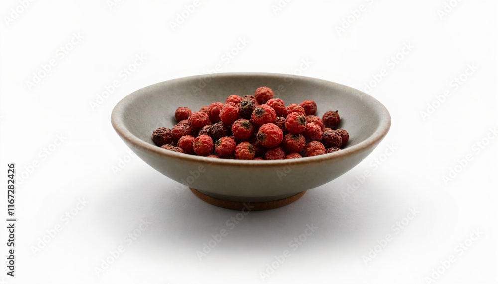 Sichuan Pepper Bowl Closeup Traditional Chinese Cuisine Sichuan Pepper Bowl Closeup Traditional Chinese Cuisine