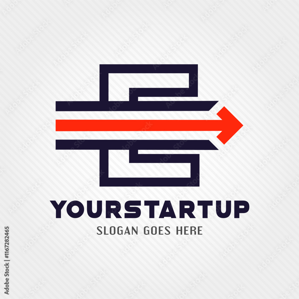 Horizontal dash logo. horizontal arrow logo Horizontal dash logo. horizontal arrow logo