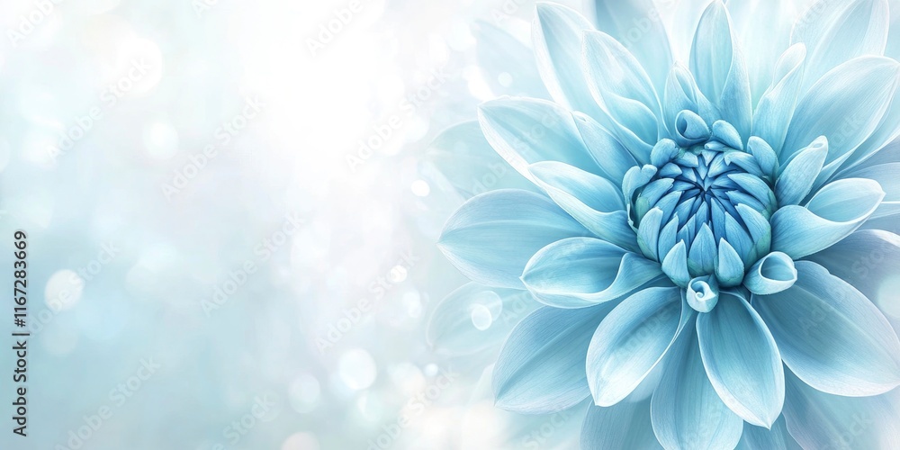 a blue flower with bright blur background a blue flower with bright blur background