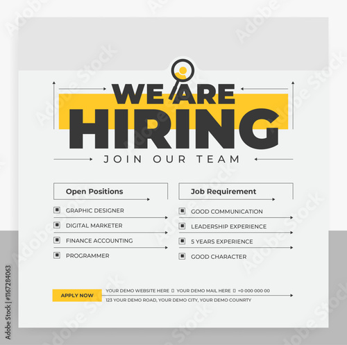 hiring template design