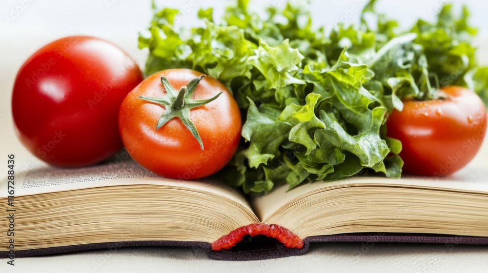 Fresh Ingredients for Healthy Education Concepts Fresh Ingredients for Healthy Education Concepts