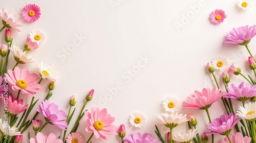 Pink And White Daisy Floral Arrangement