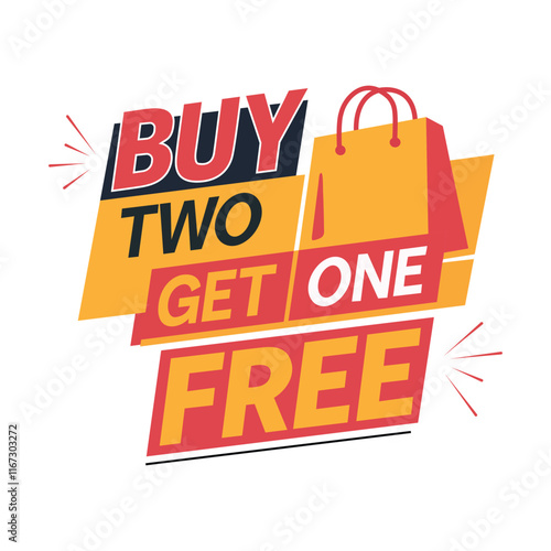 Buy Two Get One Free Promotional Banner