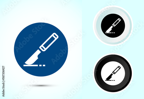 Surgeon surgery icon design illustration, Medical icon sign