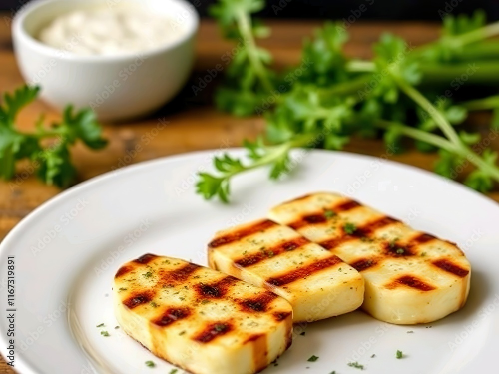 Halloumi originates from Cyprus: A cheese that can be grilled or fried. Halloumi originates from Cyprus: A cheese that can be grilled or fried.