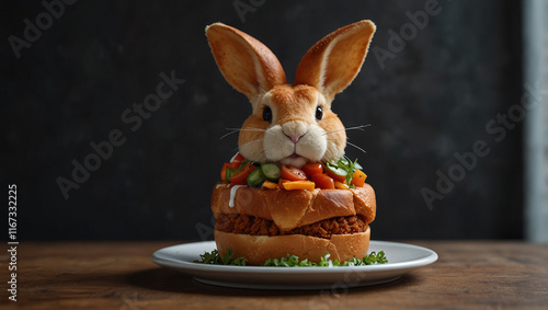 Bunny chow with new look and style  photo