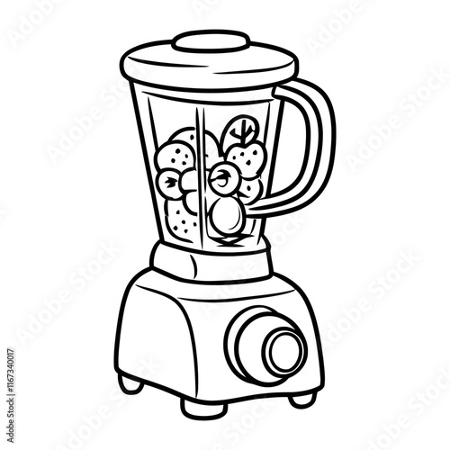 Classic blender vector illustration