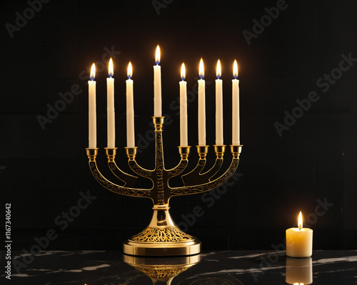  Hanukkah Menorah photo