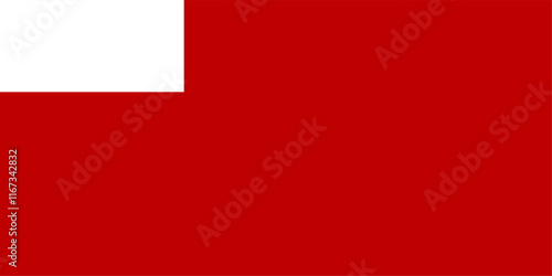 Vector image of the flag of the Emirate of Abu Dhabi with accurate proportions and official colors