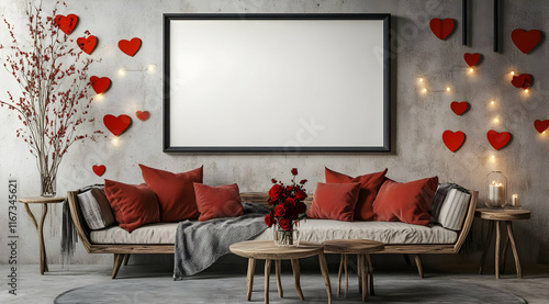 interior of a room with a sofapink rose background background with hearts on valentine day special with gift heart rose 14 feburary valentines love