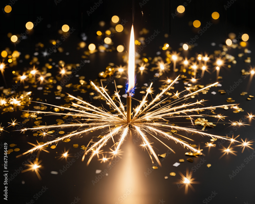 Obraz premium sparkler celebration