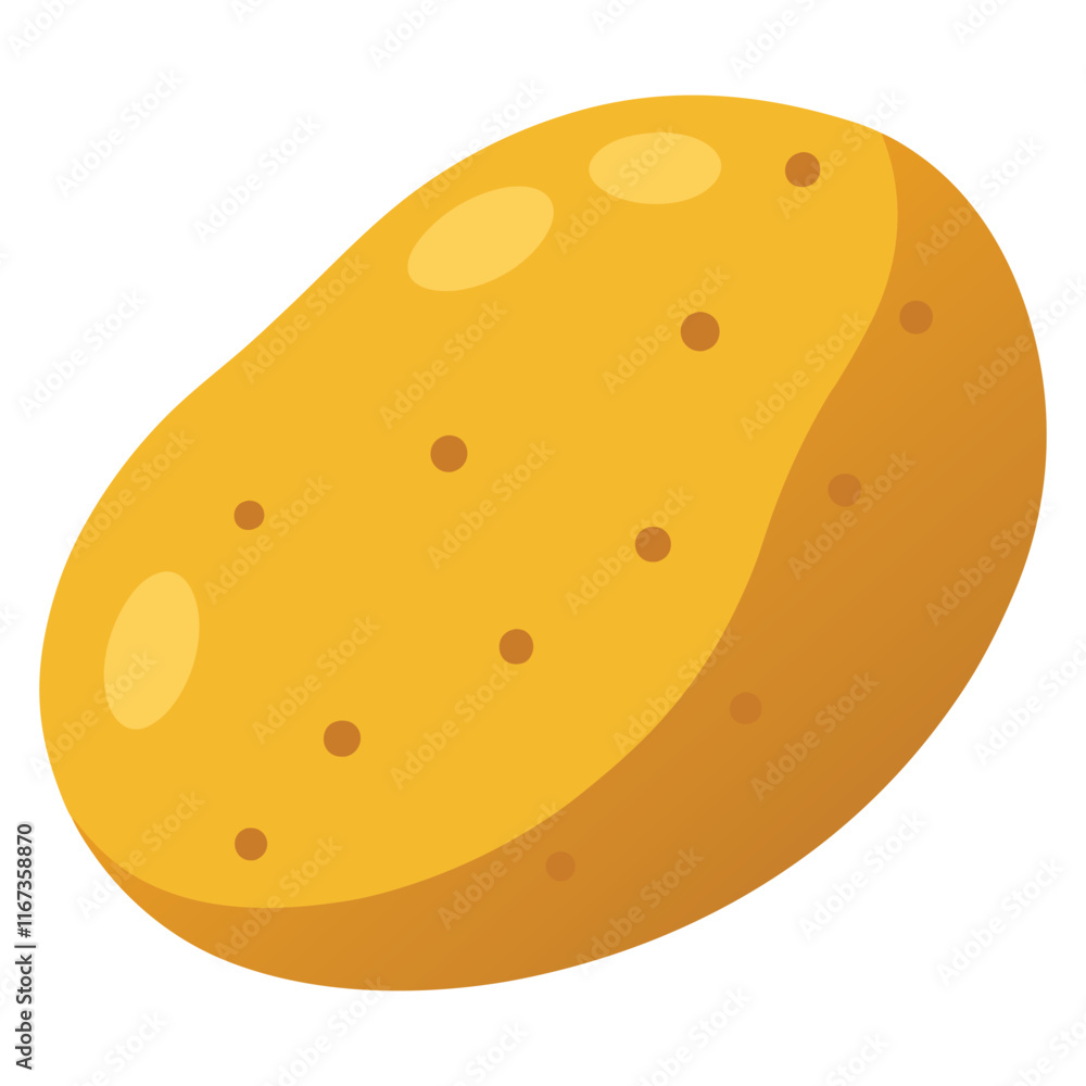 Potatoes isolated on white background vector illustration. Potatoes isolated on white background vector illustration.