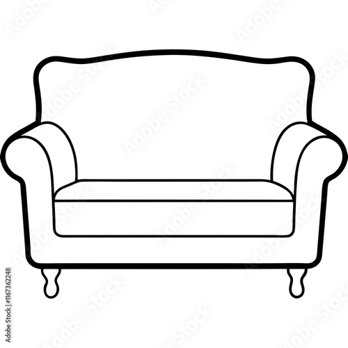 sofa isolated