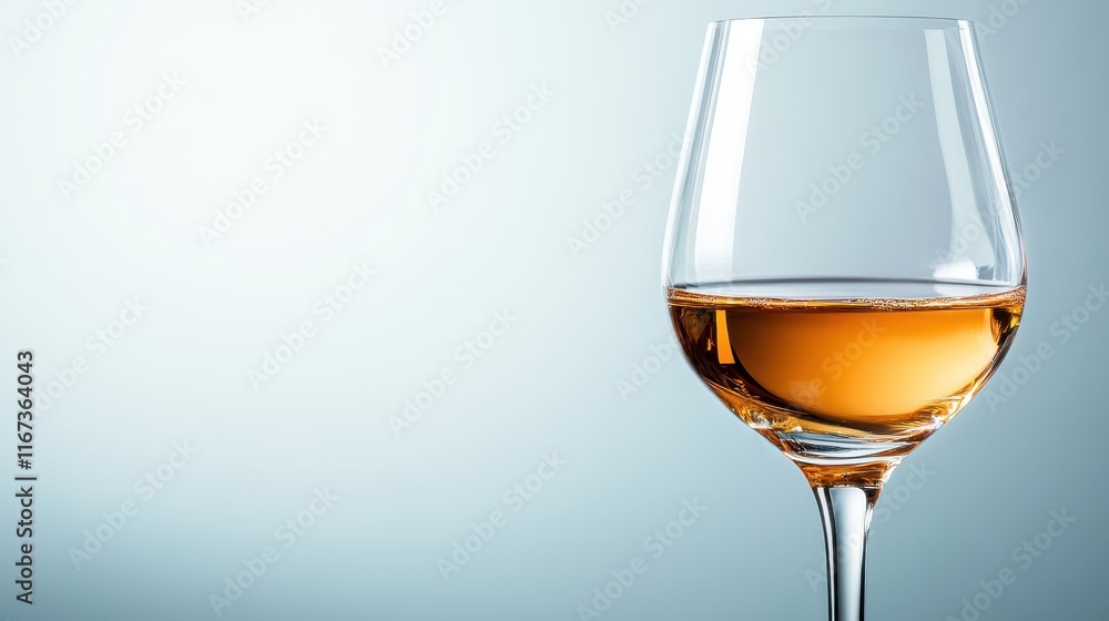 This image features a beautifully stemmed glass of whiskey, set against a soft blue backdrop, showcasing the elegance and sophistication of this timeless beverage. This image features a beautifully stemmed glass of whiskey, set against a soft blue backdrop, showcasing the elegance and sophistication of this timeless beverage.