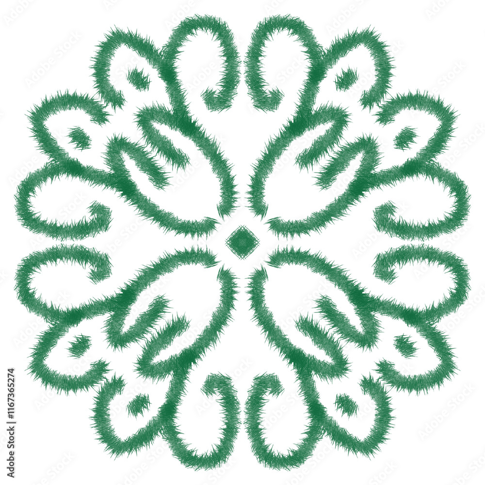 hand drawn circular pattern christmas theme hand drawn circular pattern christmas theme
