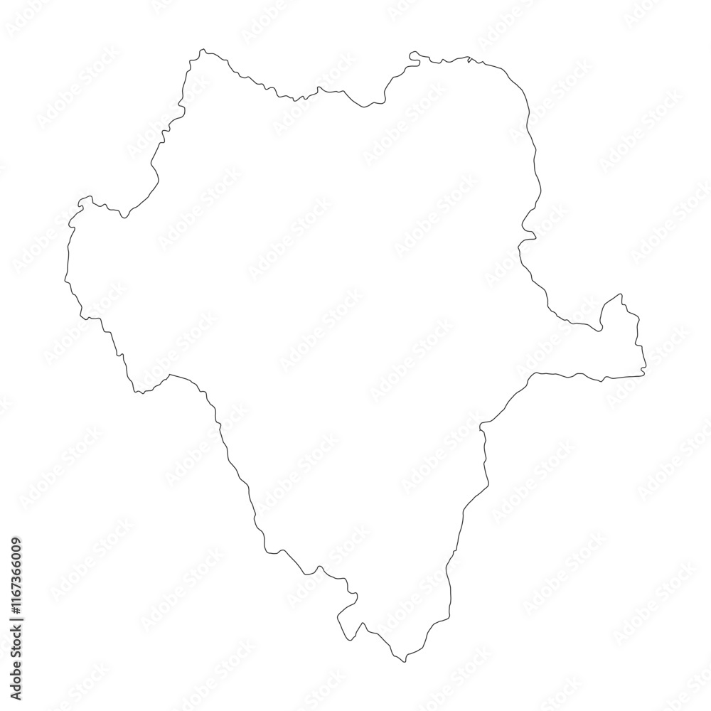 Durango state blank outline map Durango state blank outline map