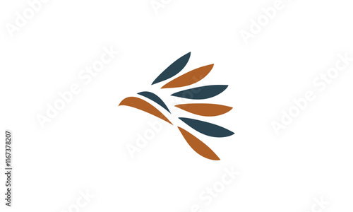 a graphic image with indian bird hat theme, on white background. vector graphic base.
