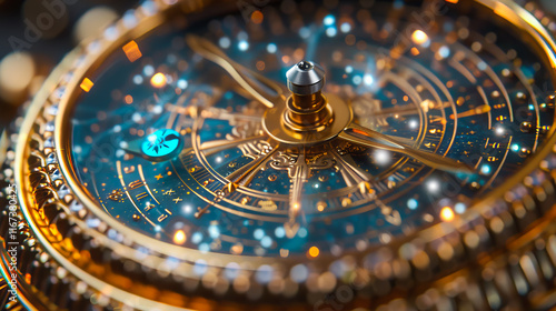 Wallpaper Mural Fantasy  Zodiac Compass.  Astronomy Tool Torontodigital.ca