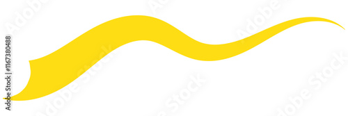 Calligraphic swoosh tail set, underline marker strockes. Sport logo typography elements. Texting letters tail for lettering or baseball club. Vector illustration