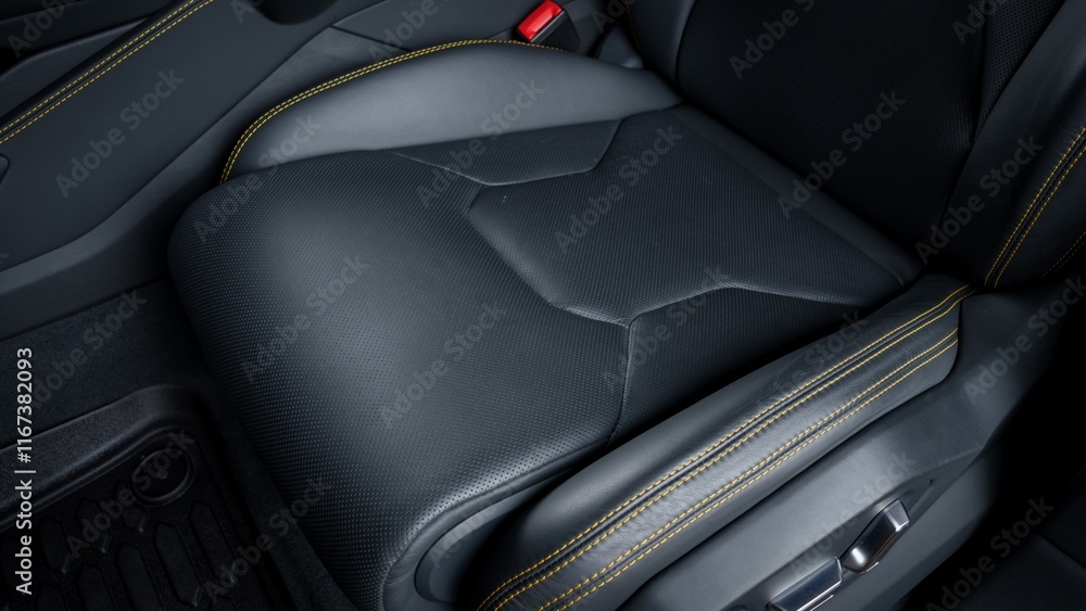 Obraz premium Drivers seat in a car