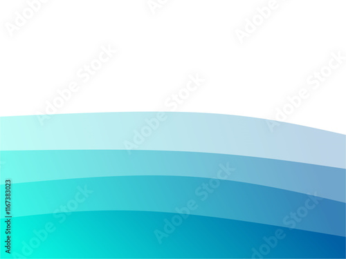 blue waves abstract background