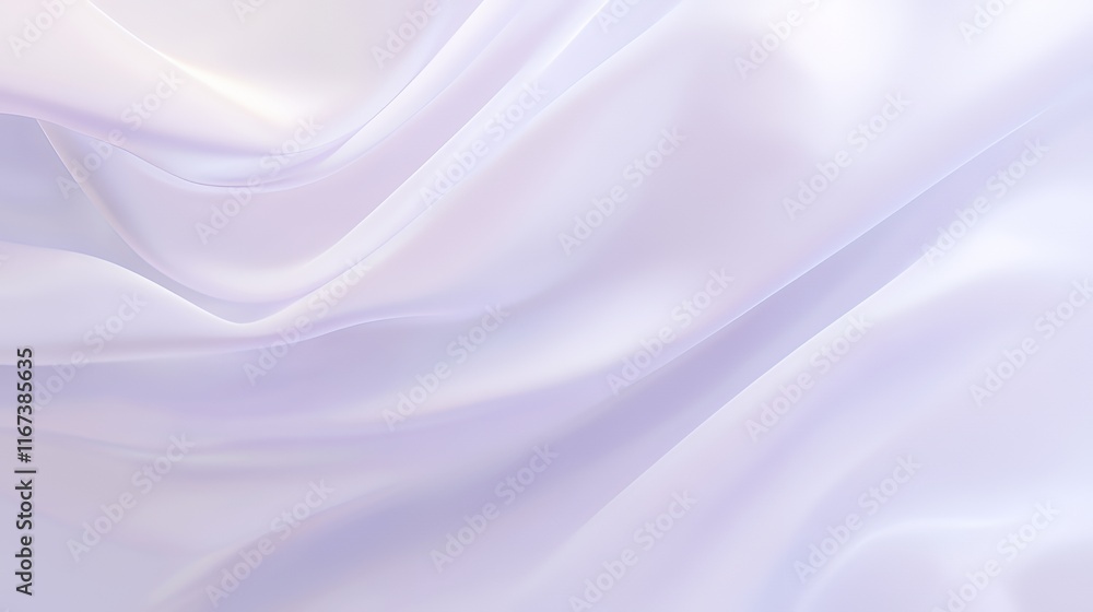 Obraz premium Soft Lavender Fabric Draped in Gentle Waves