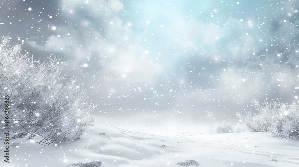 Winter Wonderland: Delicate Snowflakes on a Frosty Sky
Winter Wonderland: Delicate Snowflakes on a Frosty Sky