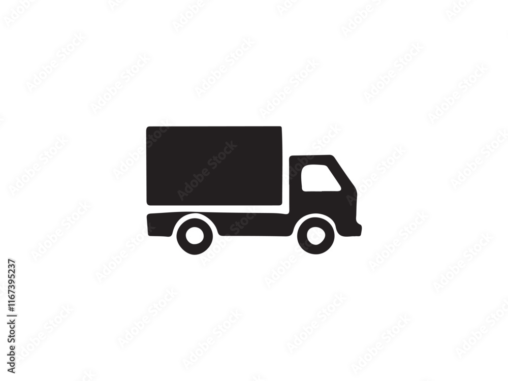 truck isolated on white background. truck isolated on white background.