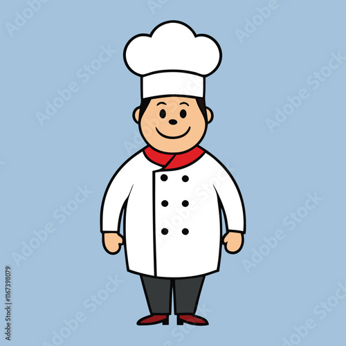 Wallpaper Mural Cartoon funny chef cook in the cap Torontodigital.ca