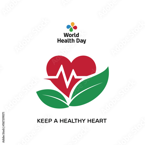 Hand-drawn workd health day concept