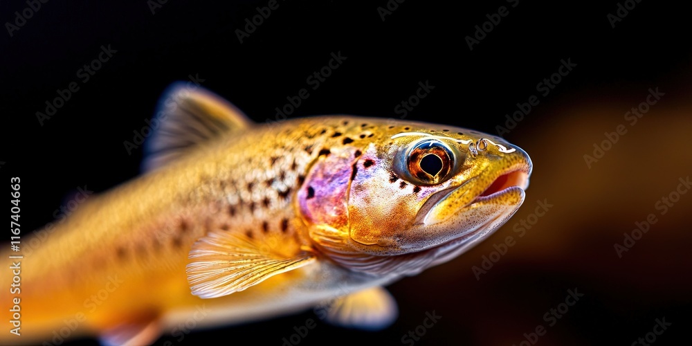 trout swimming in lake trout swimming in lake