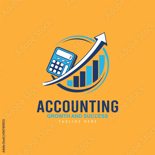 Professional Accounting and Financial Logo Design Vector