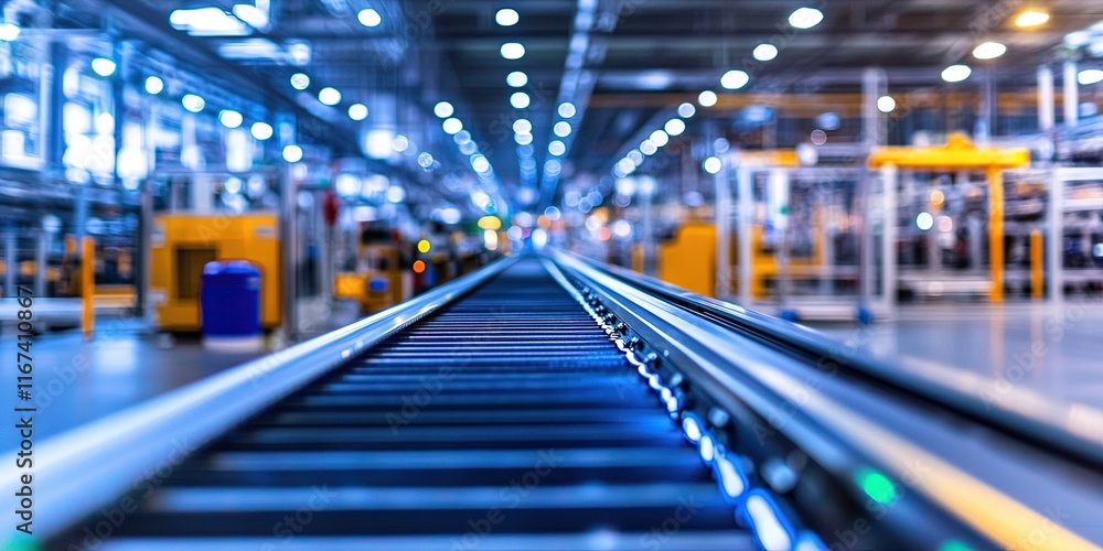 Obraz premium modern factory production line