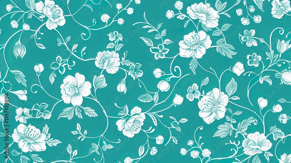 Turquoise seamless pattern wallpaper Turquoise seamless pattern wallpaper