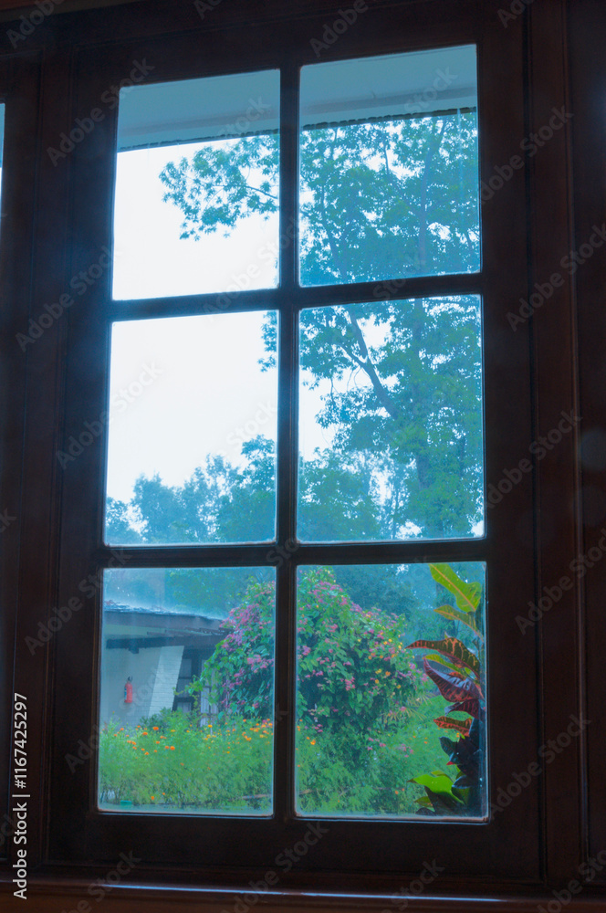 Fototapeta premium window and sky