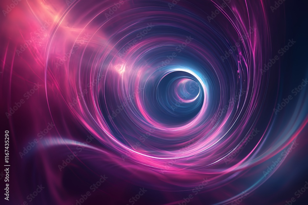 Abstract swirling cosmic nebula with vibrant pink and blue hues Abstract swirling cosmic nebula with vibrant pink and blue hues