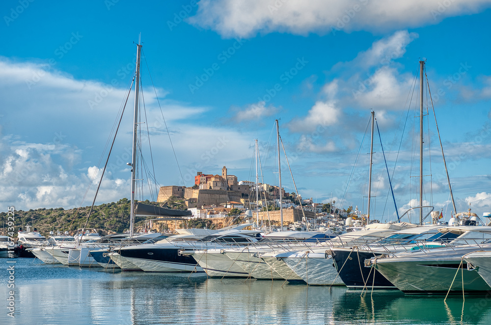 The Port of Ibiza is a commercial, passenger and sports fishing port in the city of Ibiza, Spain.