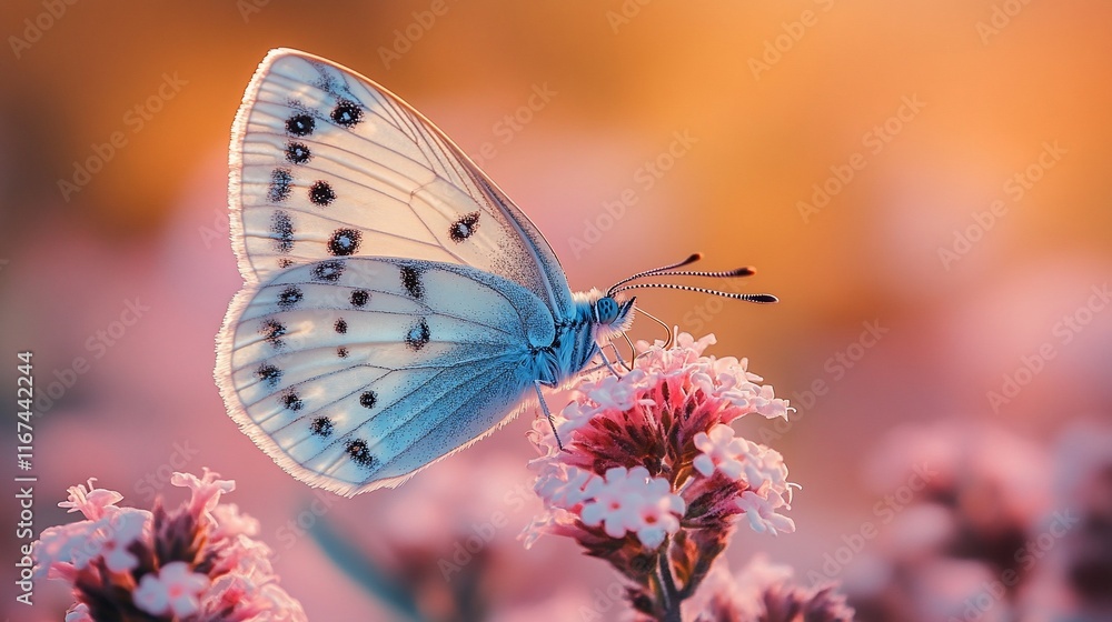 Serene Sunset Butterfly: A Gentle Moment in Nature's Embrace Serene Sunset Butterfly: A Gentle Moment in Nature's Embrace