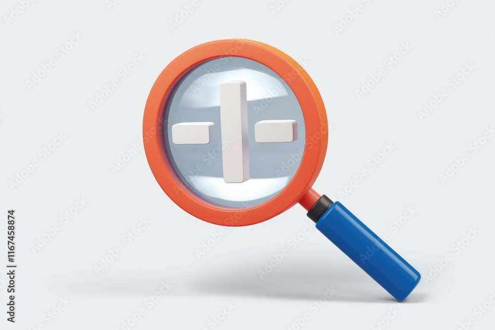 A 3D rendering of a magnifying glass focusing on a plus symbol, symbolizing search, zoom, or addition. A 3D rendering of a magnifying glass focusing on a plus symbol, symbolizing search, zoom, or addition.